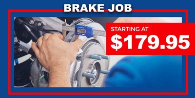 Brake job $179.95